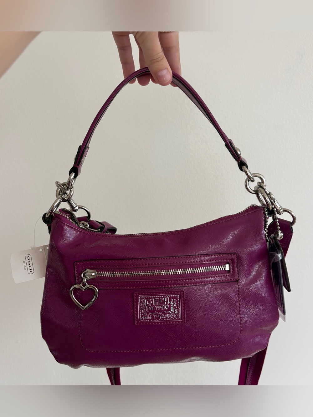 Vintage Coach Poppy Daisy Liquid Gloss Shoulder / Crossbody Bag – F20017 – BNWT